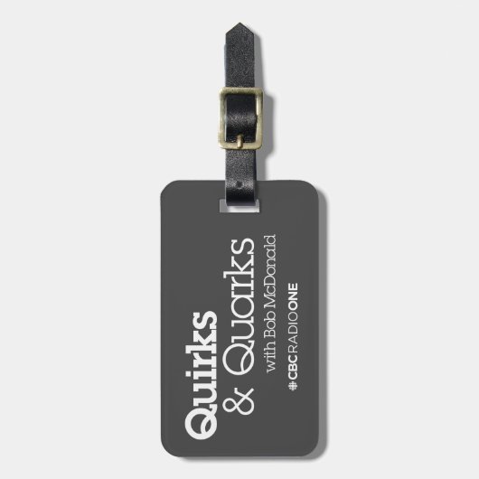 CBC Quirks & Quarks Bagagelabel (Voorkant verticaal)