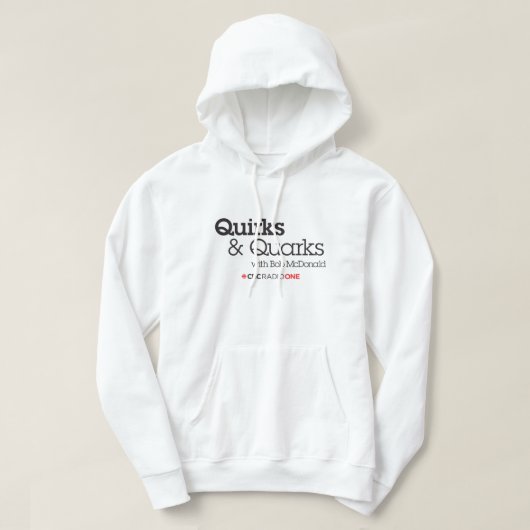 CBC Quirks & Quarks Hoodie (Design voorkant)