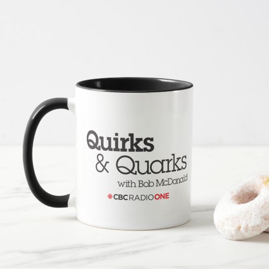 CBC Quirks & Quarks Mok (Met donut)