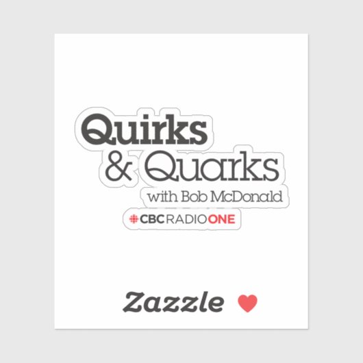 CBC Quirks & Quarks Sticker (Vel)
