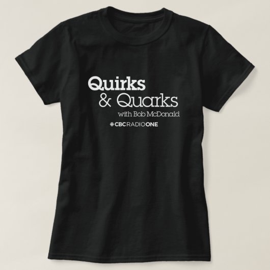 CBC Quirks & Quarks T-shirt (Design voorkant)