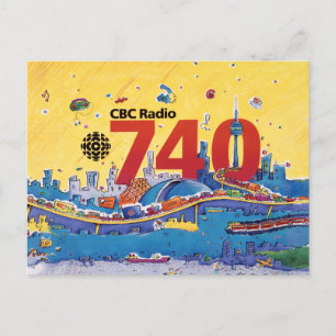 CBC Radio 740 — 1980 — Promo-afbeelding Briefkaart
