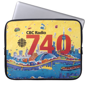 CBC Radio 740 - 1980-promo-afbeelding Laptop Sleeve