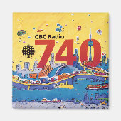 CBC Radio 740 - 1980-promo-afbeelding Magneet (Voorkant)