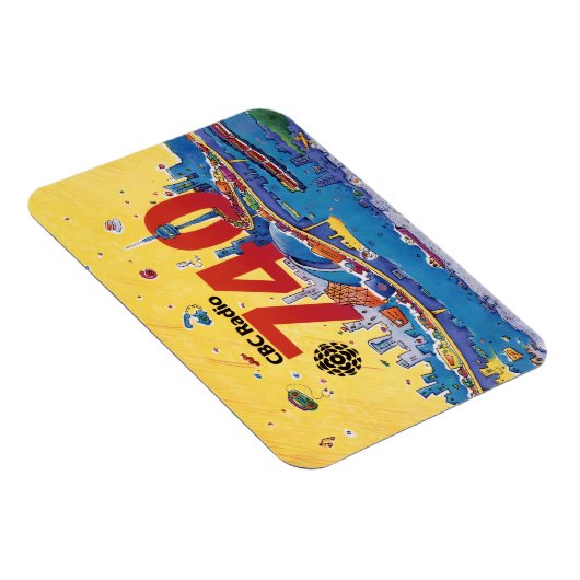 CBC Radio 740 - 1980-promo-afbeelding Magneet (Rechterzijde)