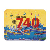 CBC Radio 740 - 1980-promo-afbeelding Magneet (Horizontaal)