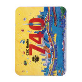 CBC Radio 740 - 1980-promo-afbeelding Magneet (Verticaal)