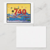 CBC Radio 740 - 1980-promo-afbeelding Notitiekaartje (Voorkant / Achterkant)
