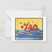 CBC Radio 740 - 1980-promo-afbeelding Notitiekaartje (Voorkant)