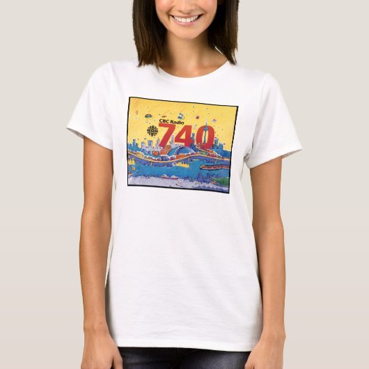 CBC Radio 740 - Dames T-shirt (Voorkant)