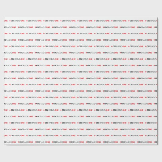 CBC Radio One Cadeaupapier (Vlak)