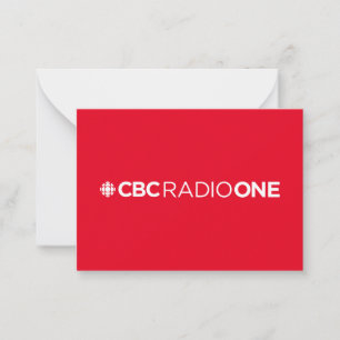 CBC Radio One Notitiekaartje
