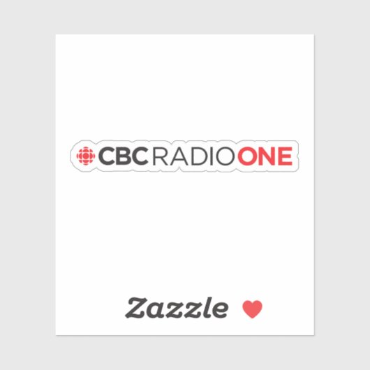CBC Radio One-Sticker Sticker (Vel)