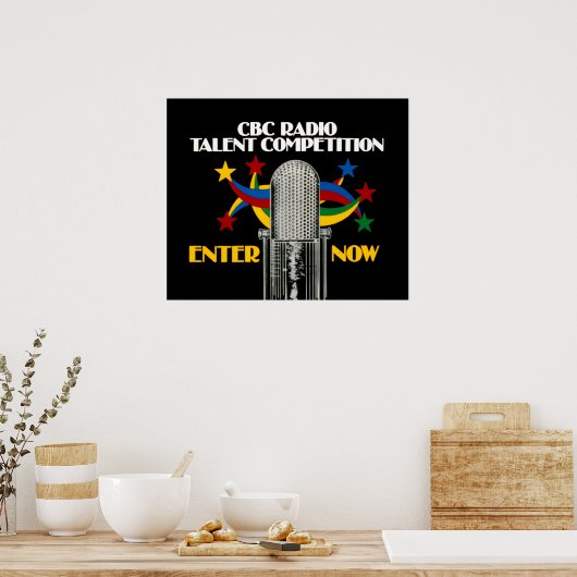 CBC Radio Talent Competition - promo Poster (Keuken)