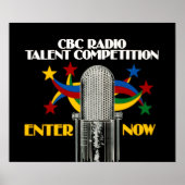 CBC Radio Talent Competition - promo Poster (Voorkant)