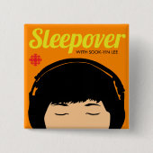 CBC-slaapmiddel Vierkante Button 5,1 Cm (Voorkant)