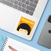 CBC Slapepover Sticker (Laptop met iPhone)