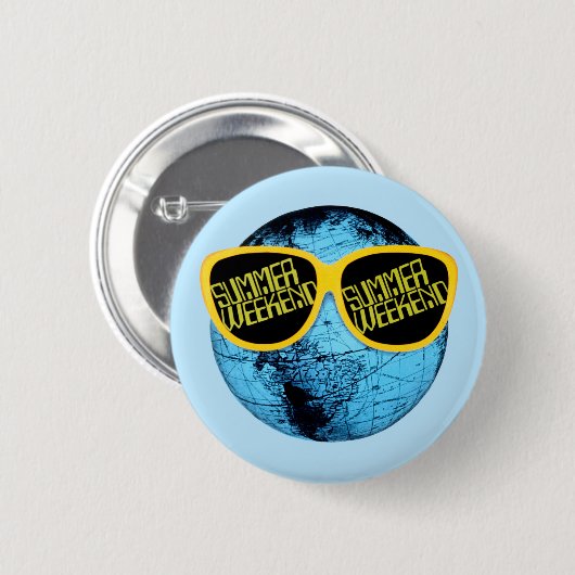 CBC Summer Weekend Ronde Button 5,7 Cm (Voorkant /achterkant)