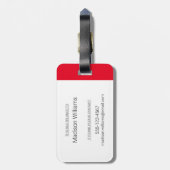 CBC Tapestry Bagagelabel (Achterkant verticaal)