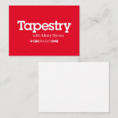 CBC Tapestry Notitiekaartje (Voorkant / Achterkant)