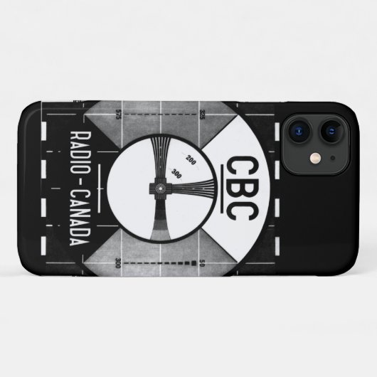 CBC Test Patroon iPhone Case (Achterkant (horizontaal))