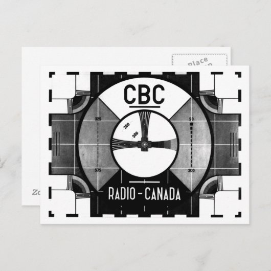 CBC-testpatroon Briefkaart (Voorkant / Achterkant)