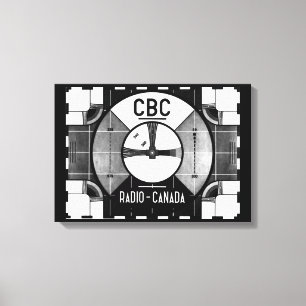 CBC-testpatroon Canvas Afdruk