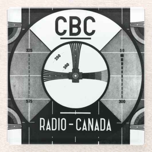 CBC-testpatroon Glazen Onderzetter (Voorkant)