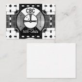 CBC-testpatroon Notitiekaartje (Voorkant / Achterkant)