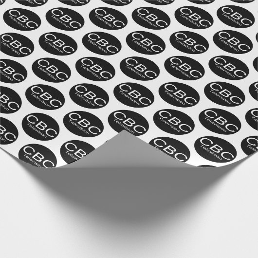 CBC TV Alt Logo Cadeaupapier (Hoek)