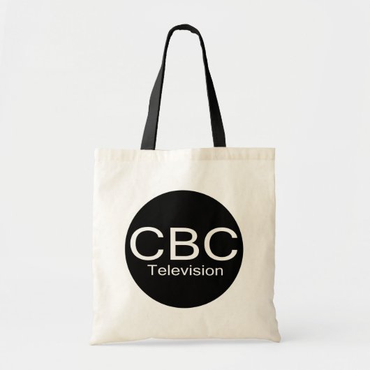 CBC TV Alt Logo Canvas tas (Voorkant)