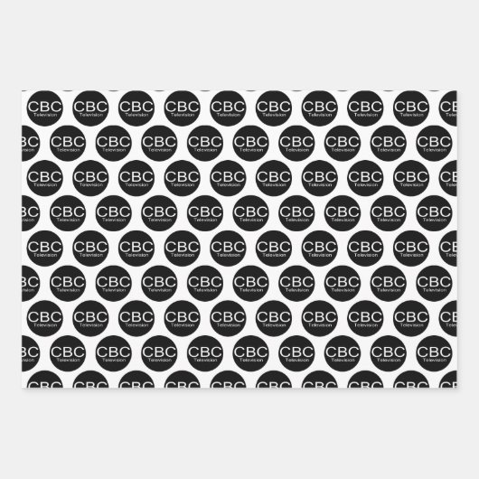 CBC TV Alt Logo Inpakpapier Vel (Voorkant 2)