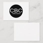 CBC TV Alt Logo Notitiekaartje (Voorkant / Achterkant)