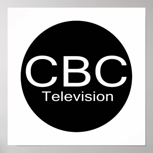 CBC TV Alt Logo Poster (Voorkant)