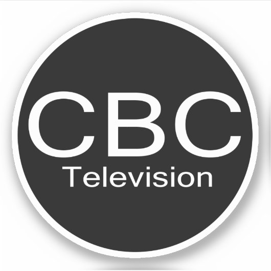 CBC TV Alt Logo Sticker (Voorkant)