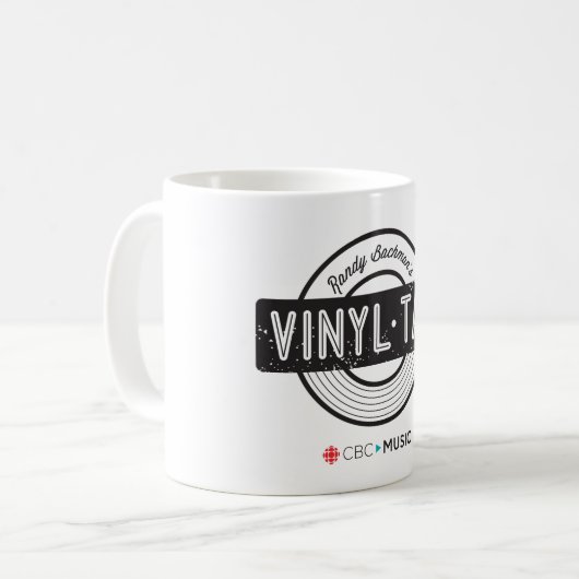 CBC Vinyl Tap Koffiemok (Voorkant links)
