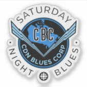 CBC Zaterdag Nachtzicht Sticker (Voorkant)