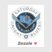 CBC Zaterdag Nachtzicht Sticker (Vel)