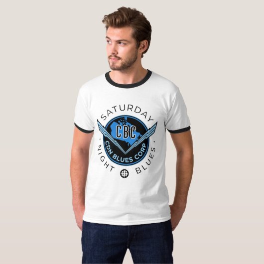 CBC Zaterdag Nachtzicht T-shirt (Voorkant volledig)