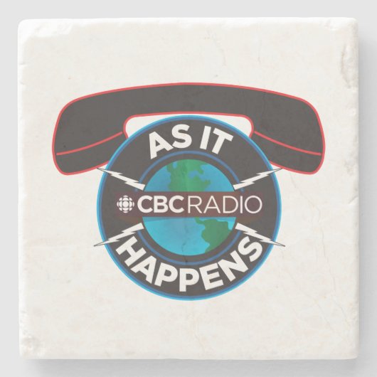 CBC zoals het gebeurt Stenen Onderzetter (Voorkant)