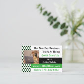 CBD 2 Sided Visitekaartje (Staand voorkant)