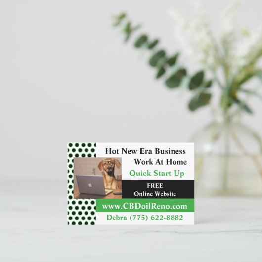 CBD 2 Sided Visitekaartje (Staand voorkant)