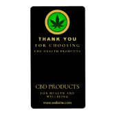 CBD Box Packaging Labels (Voorkant)