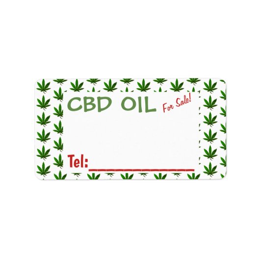 cbd etiket (Voorkant)