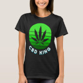 CBD King Capsule Oil Vape CBD angstgevoelens T-shirt (Voorkant)