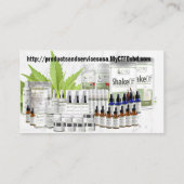 CBD-olie visitekaartje (Achterkant)