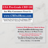 CBD Reno Visitekaartje (Voorkant / Achterkant)