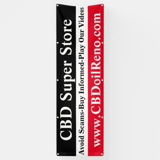 CBD Super Store Spandoek (Verticaal)