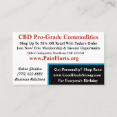 CBDA-Visitekaartjes Visitekaartje (Achterkant)