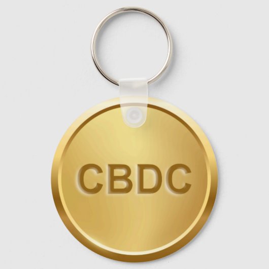 CBDC Centrale Munteenheid Sleutelhanger (Voorkant)